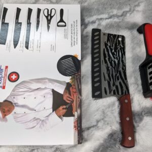 Knife Set, Chapati knife, and Knife Sharpeners Combo Pack